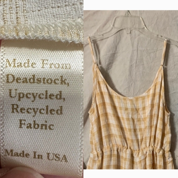 Priced to Sell - Christy Dawn Yellow and White Plaid Jumpsuit - Picture 2 of 12